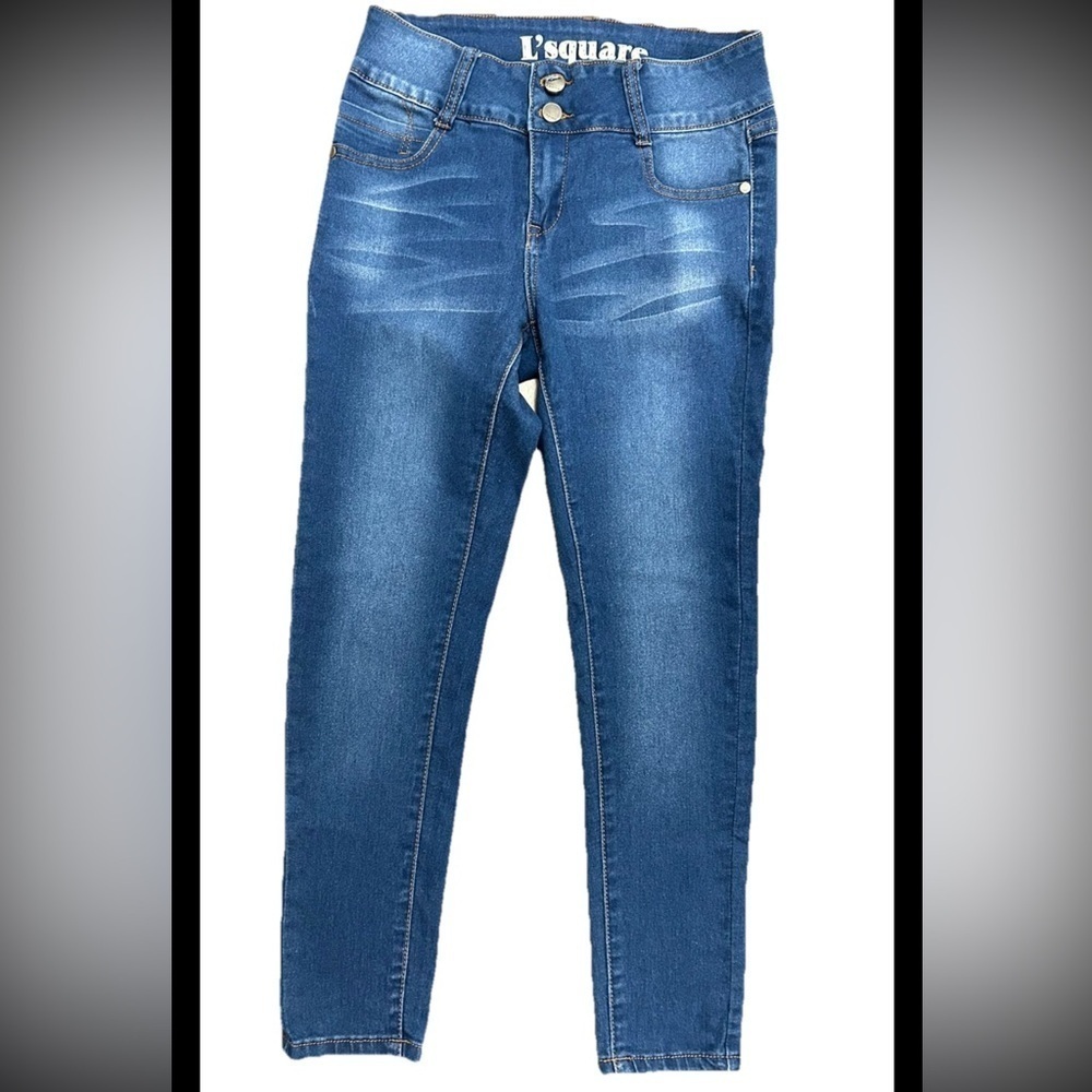 L'Square Sz 3 Skinny Jeans Modern Stretchy Cute (0340)